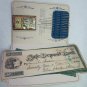 Antique 1905 London Needle Co. No. 40 BB Merchants & Farmers Bank Needle Set Advertisement Card
