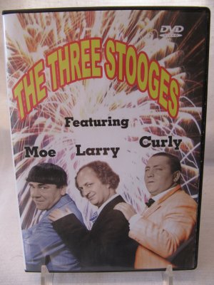 The Three Stooges Featuring Moe Larry Curly DVD 3 Episodes 75 Min with Case
