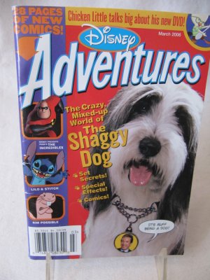 Disney Adventures Comics March 2006 Shaggy Dog Issue Magazine