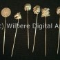 Digital Art JPG Photo Silver Shawl Pins