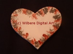 Digital Art JPG Photo Ceramic Heart