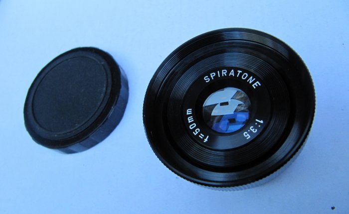 Vintage SPIRATONE Enlarging Lens 50mm 1:3.5 with Lens Caps Darkroom EUC