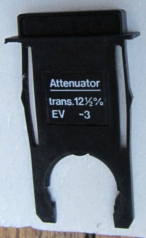 OMEGA Attenuator Trans. 12.5% EV -3 for Use with Omega C760 Enlarger