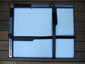 LPL 506A Enlarger Easel Large 19x23 Inch 2-Bladed in EUC