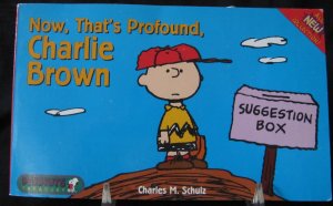Now That's Profound Charlie Brown Peanuts Treasury Paperback by Charles M. Schulz HarperCollins