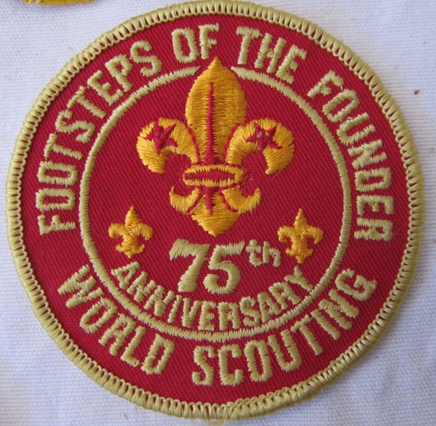 Vintage Boy Scout Footsteps of the Founder 75th Anniversary World