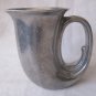 Vintage Wilton Armatele Pewter Mug Beer Horn Curved Shape Marked 5 Inches 8 oz