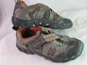 MERRELL Continuum WaterPro Z-Rap Shoes Elephant Orange Kids Junior Size US 4.5 UK 3.5 EUR 35.5