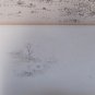 LH KING The Old Mill Engraving Print Signed with Remarque with Frame