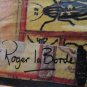 Vintage Roger la Borde Decoupage Lg Wooden Keepsake Box Lidded Nature Jungle Animals 14x8x8 In