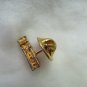 Vintage Lapel Hat Pin Tie Tack Front Loader Construction Equipment Figural Gold Tone .625 Inch