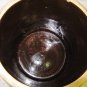 Robinson-Ransbottom Salt Glaze Stoneware Crock 3 Gal w Lid Brown White Blue Crown Mark Non-Electric