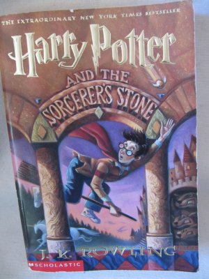 Harry Potter and the Sorcerer's Stone by J.K. Rowling Paperback Book 1st Trade Edition 1999