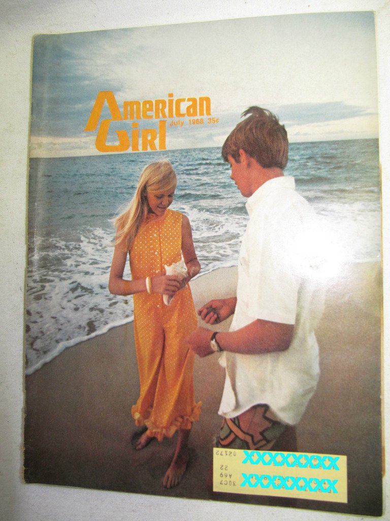 American Girl Magazine July 1968 Vintage 1960s Back Issue