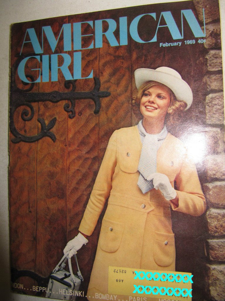 American Girl Magazine February 1969 Vintage 1960s Back Issue