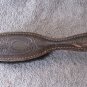 Vintage Clothes Brush Shoe Brush Tooled Leather Handle Natural Bristles 9 Inches