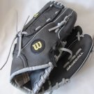 WILSON A200 Kid Child Baseball Glove 10 In Black Leather A2434W8