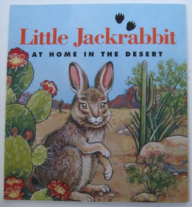 Little Jackrabbit At Home in the Desert by Jim Strickler Children's Paperback Book
