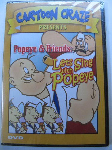 Cartoon Craze Presents: Popeye & Friends let's Sing with Popeye DVD 10 Classic Episodes