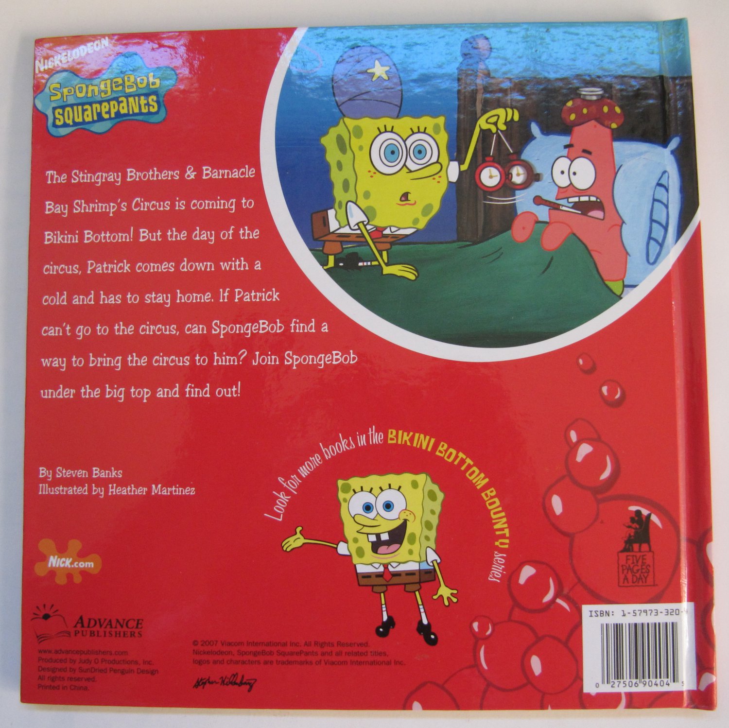 The Amazing SpongeBobini SpongeBob Squarepants Children's Book ...