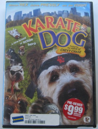 Karate Dog DVD In Case