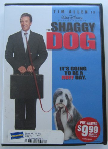 Shaggy Dog Starring Tim Allen DVD In Case