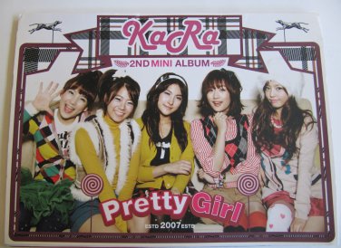 KaRa Pretty Girl 2nd Mini Album Music CD in Original Booklet with Included Photo Album Korean Rock