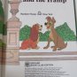 Walt Disney's Lady and the Tramp Hardcover Book Grolier 1981