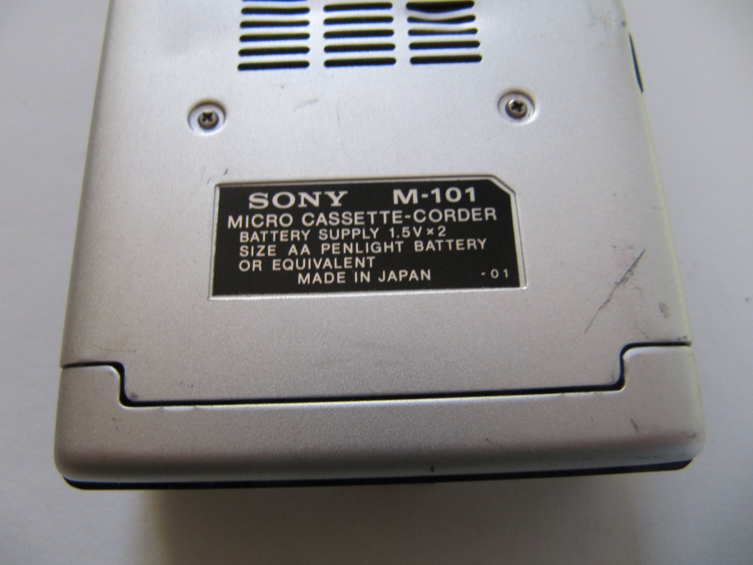 FOR PARTS OR REPAIR Vintage Sony Micro Cassette Recorder M11 Portable