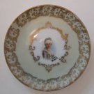 SCHIERHOLZ Signed Jarvel Handpainted Lady Portrait Pale Green Trinket Dish