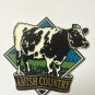 Amish Country Cow Refrigerator Fridge Magnet Black & White 3 Inches