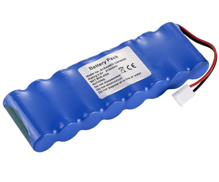 Replace Arcomed SYRAMED USP6000 Equipment battery