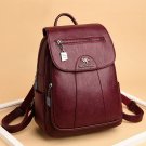 Soft Leather Casual Travel Ladies Backpacks Women  Vintage Female Shoulder School Bags