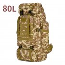 80L Mountaineering Bag Hiking Camping Travel Bags Large Backpack Outdoors