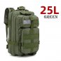 25L Sturdy Nylon Waterproof Tactical Sports Hunting Camping Hiking Bag Backpack Outdoor Rucksacks