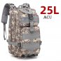 25L Sturdy Nylon Waterproof Tactical Sports Hunting Camping Hiking Bag Backpack Outdoor Rucksacks