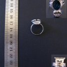Adjustable Size Silver Owl Shell Ring