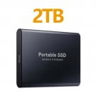 Portable SSD 2TB Original Hard Disk USB3.1 High Speed Type-C for Phone/Loptop/Mac/PC Black