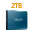 Portable SSD 2TB Original Hard Disk USB3.1 High Speed Type-C for Phone/Loptop/Mac/PC Blue