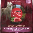 Purina ONE True Instinct Lean Muscle Support High Protein Real Beef Dry Dog Food, 27.5-lb bag