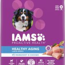 Iams Proactive Health Healthy Aging Large Breed Adult Senior with Chicken Dry Dog Food, 2 x 30-lb