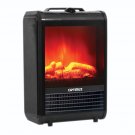 Optimus Mini Ceramic Fireplace, Red