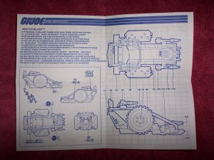 Artic Blast GI Joe Blue Prints