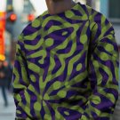 Men's Abstract Psychedelic All Over Print Casual Sweatshirt