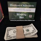 Breaking Bad Original Production Used Walter White Stack of Cash Small Bill Prop