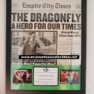 Leslie Nielsen Superhero Movie 2008 Original Screen Used Newspaper Cover Prop