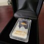 Extremely Rare! The X Files I Want To Believe Silver Plated Collectors Bar Coin