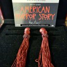 AHS American Horror Story Hotel Original Screen Used Lady Gaga Red Earrings Prop
