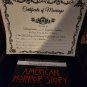 AHS American Horror Story Hotel Original Screen Used Lady Gaga Marriage Cer Prop