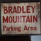 Friday the 13th Jason Voorhees Parking Area Original Production Used Sign Prop
